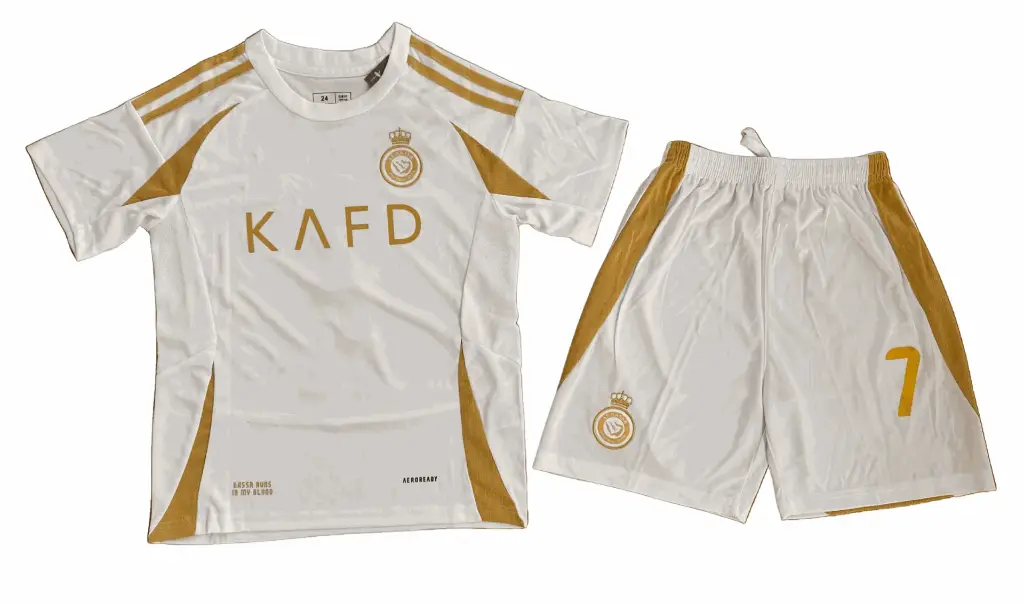 Football Jersey For Kids | Ronaldo Jersey | Al Nassr 24/25 3rd Kit | Al Nassr Ronaldo Jersey #7 | Football Kit