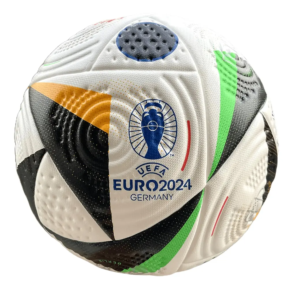 Football Soccer Ball | Euro 2024 Ball | With Air | Thermal Bonded | Euro 2024| Size 5