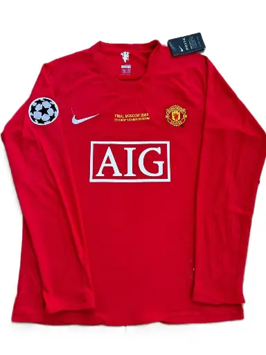 Man U Football Jersey | Ronaldo #7 Jersey | 2008 CLeague Final Kit | Man U 07/08 Jersey | Football Jersey